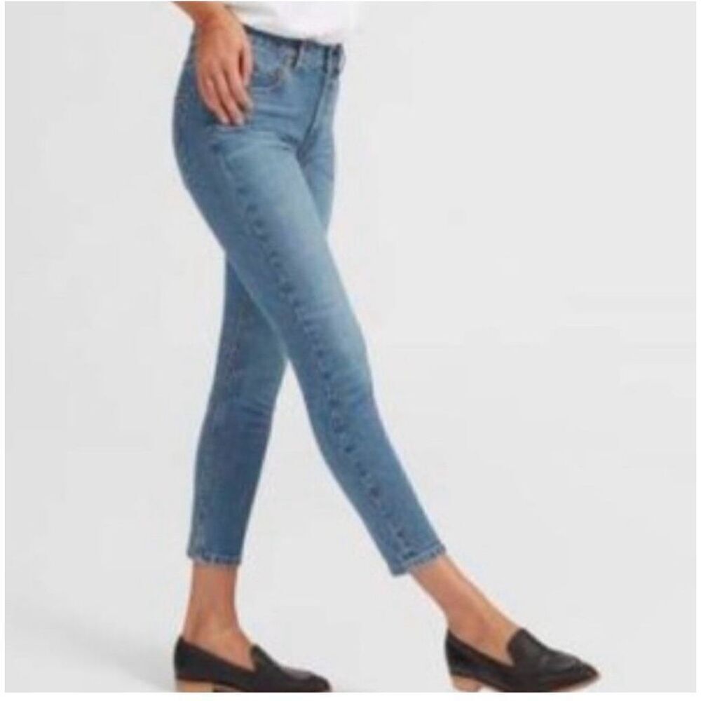 🌸 Everlane Light Wash Skinny Ankle Jeans Size 24